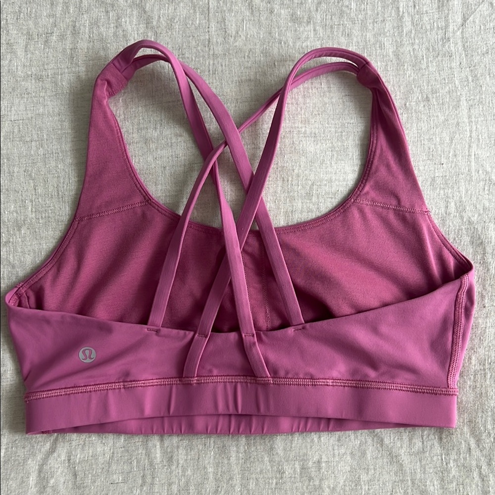 Lululemon Pink Racerback Sports Bra - Picture 2 of 5